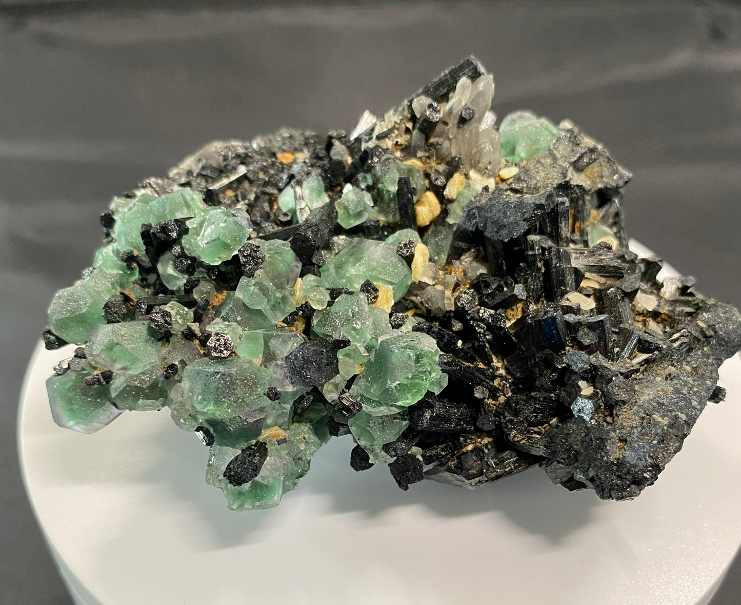 Fluorite, Schorl & Muscovite, Erongo, Namibia