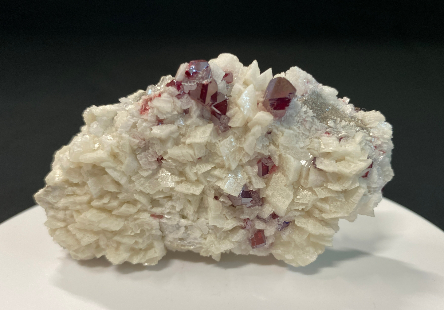 Cinnabar on Dolomite, Tong Ren Mine, Gui Zhou Province, China