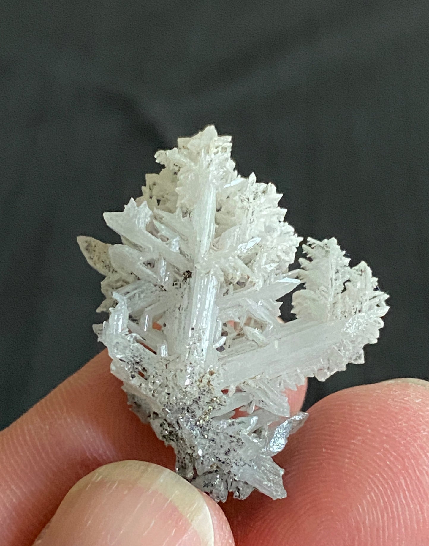 Cerussite (reticulated twin), Tsumeb, Namibia