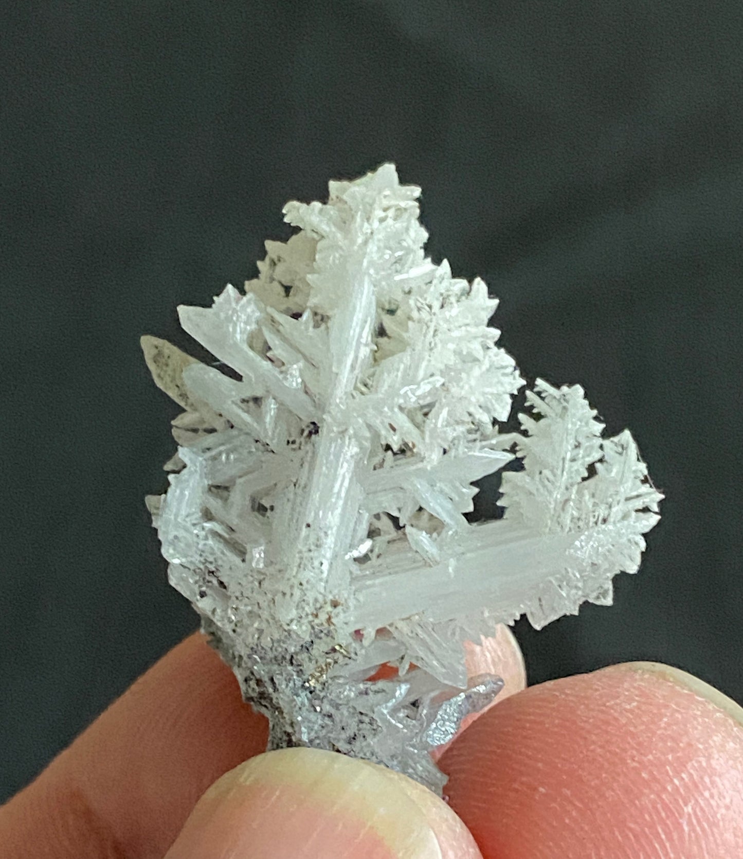 Cerussite (reticulated twin), Tsumeb, Namibia