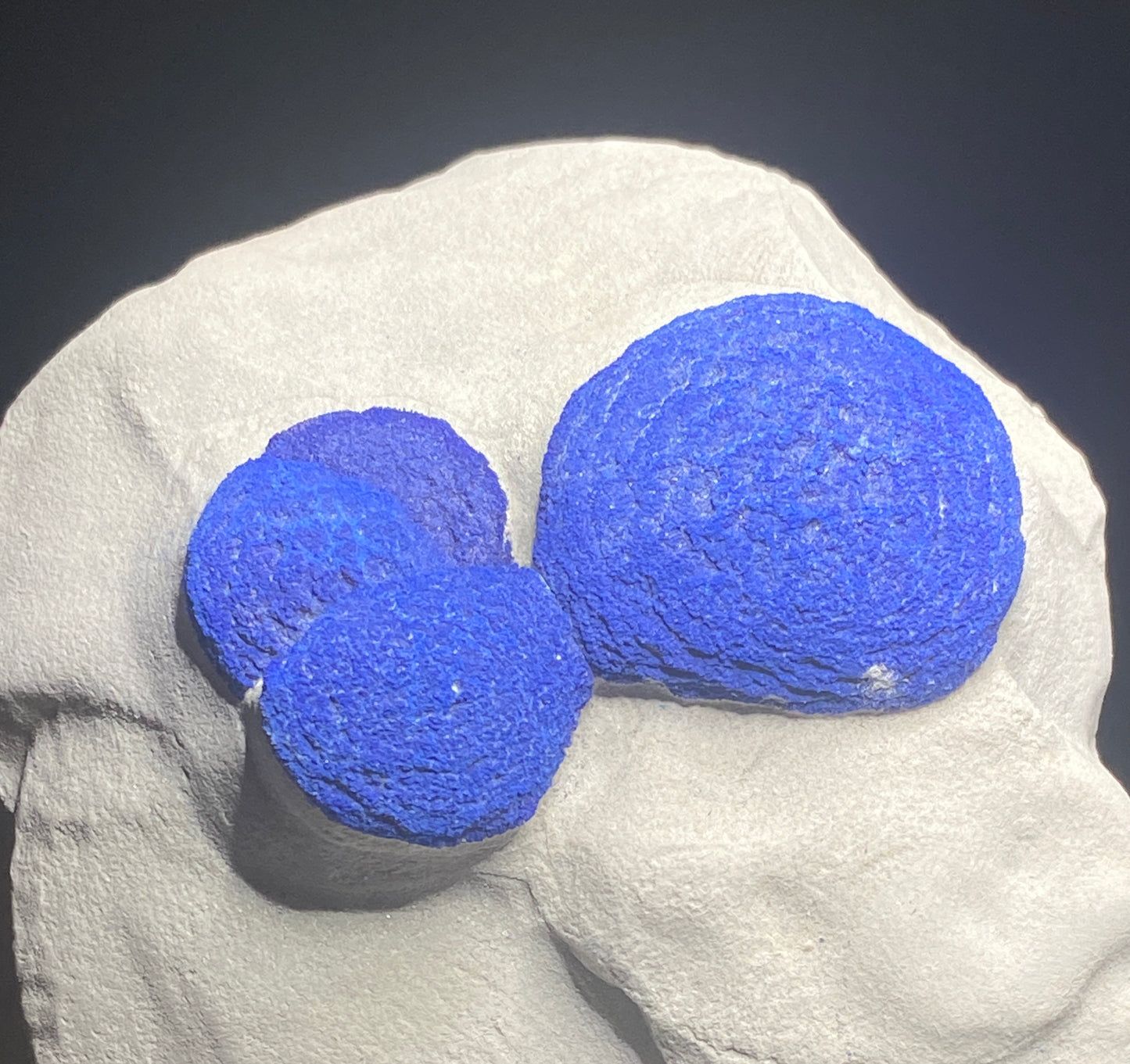 Azurite "Sun", Malbunka Copper Mine, Northern Territory, Australia