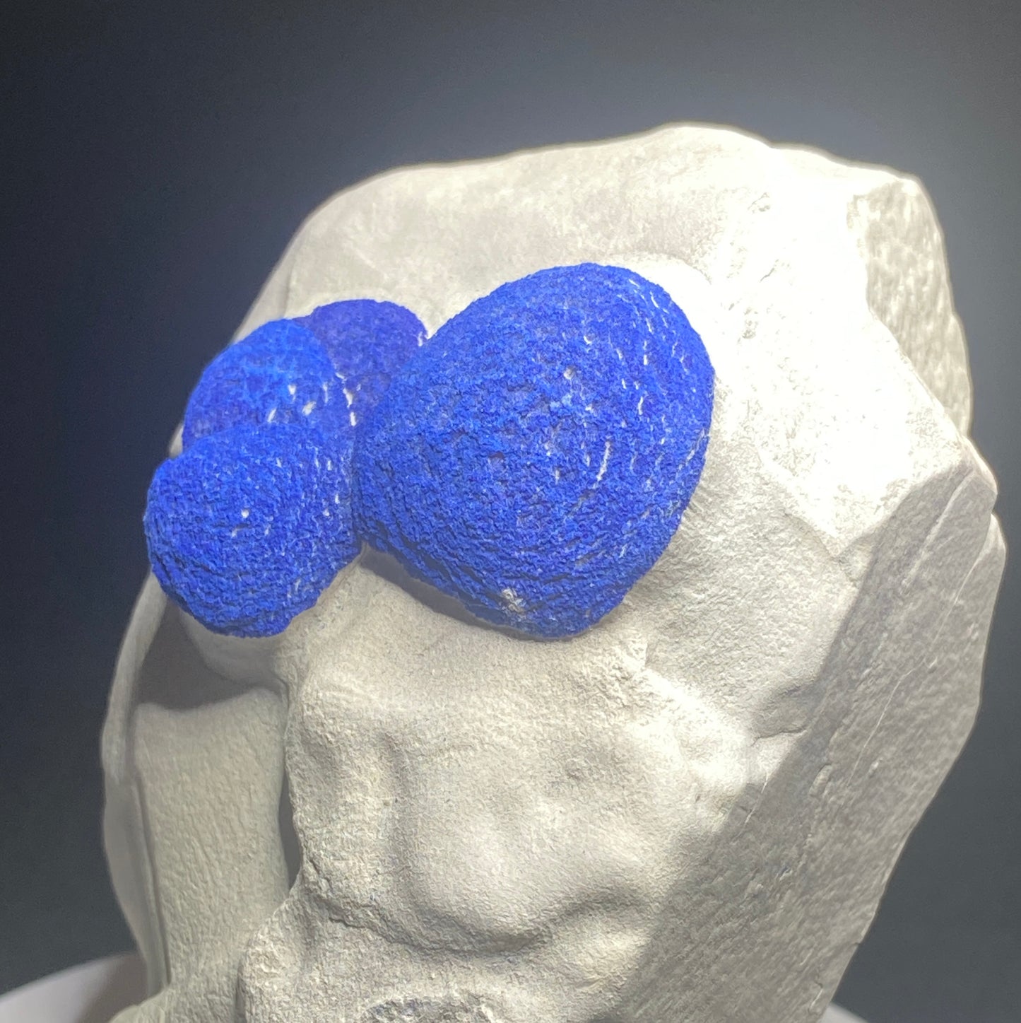 Azurite "Sun", Malbunka Copper Mine, Northern Territory, Australia