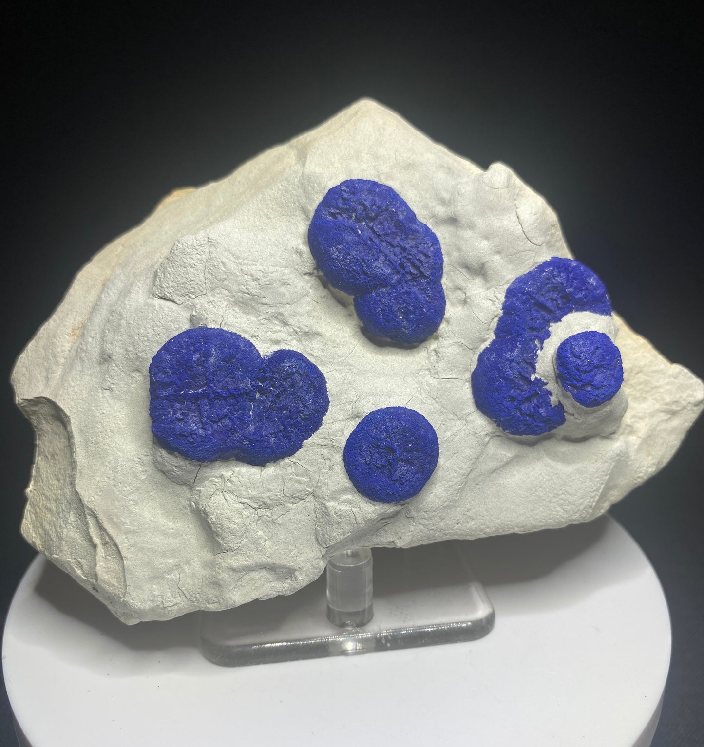 Azurite "Sun", Malbunka Copper Mine, Northern Territory, Australia