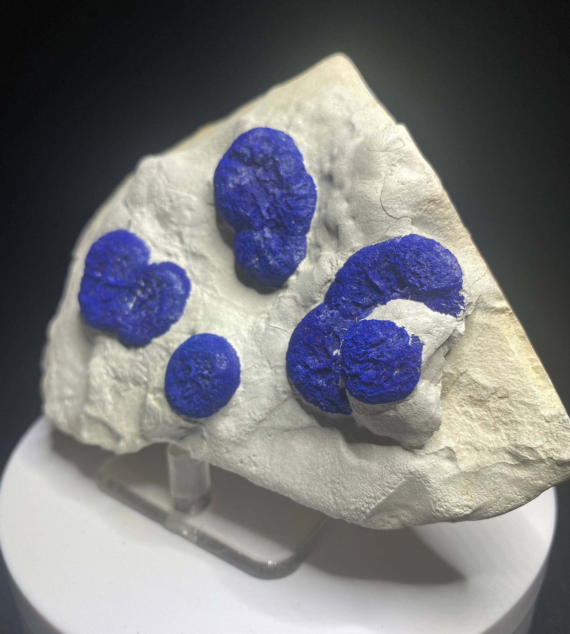 Azurite "Sun", Malbunka Copper Mine, Northern Territory, Australia