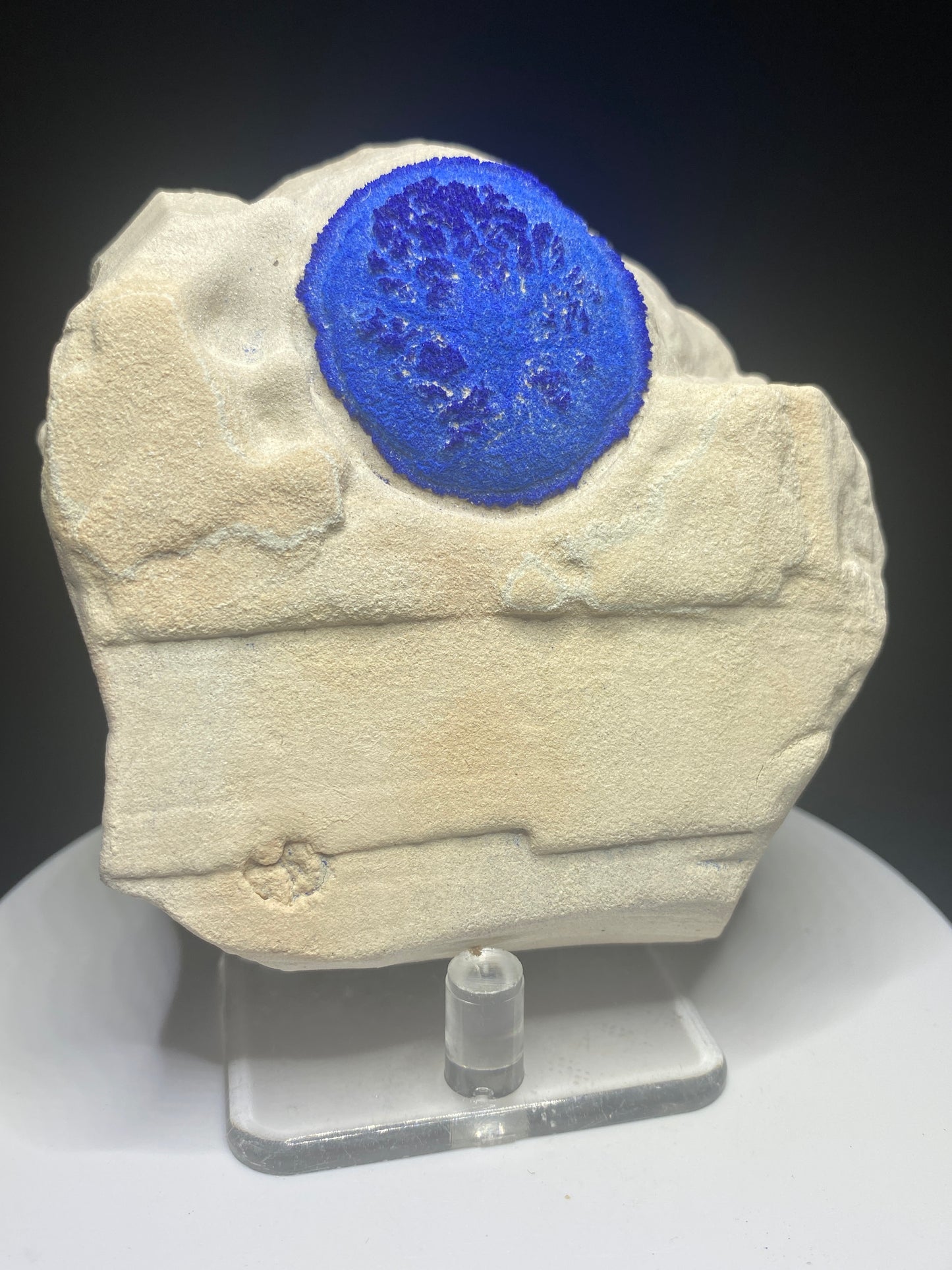 Azurite "Sun", Malbunka Copper Mine, Northern Territory, Australia