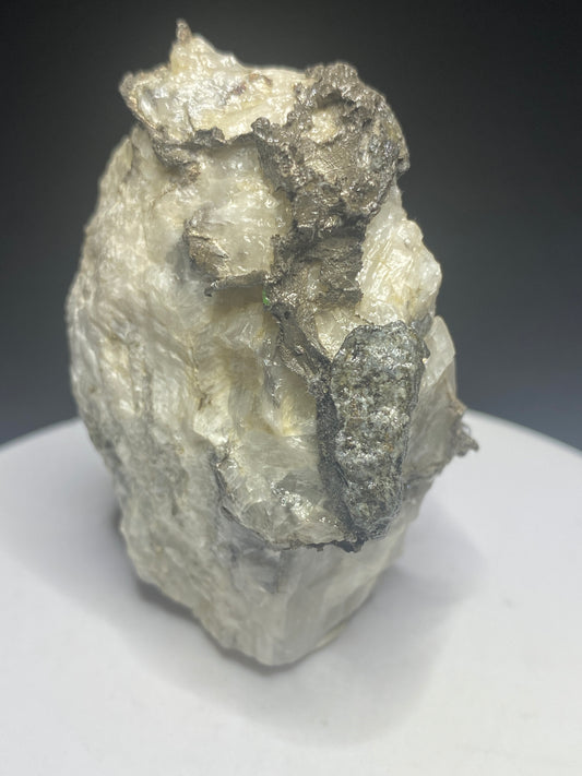 Silver in Calcite, Cobalt area, Ontario, Canada