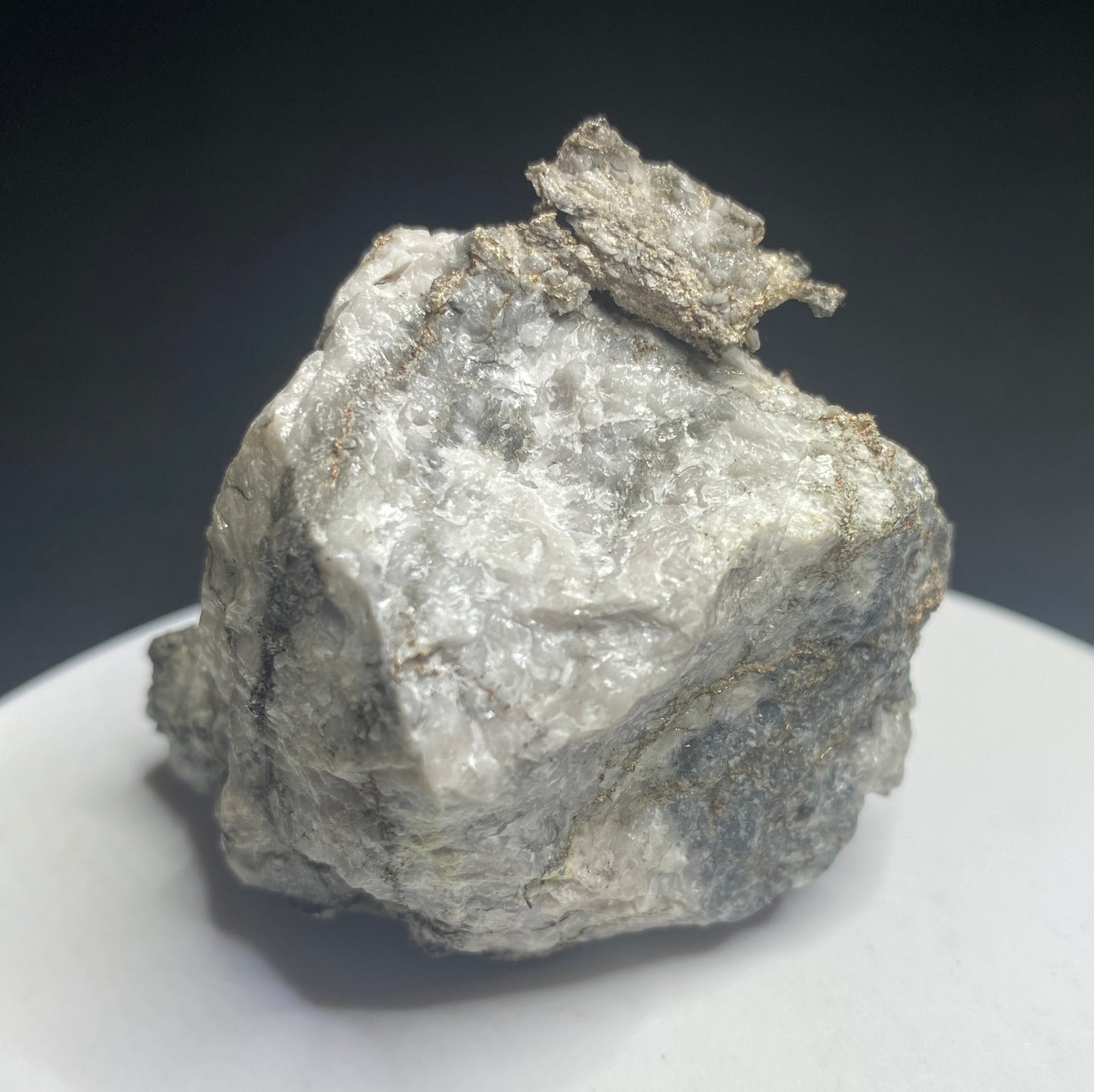 Silver in Calcite, Cobalt area, Ontario, Canada