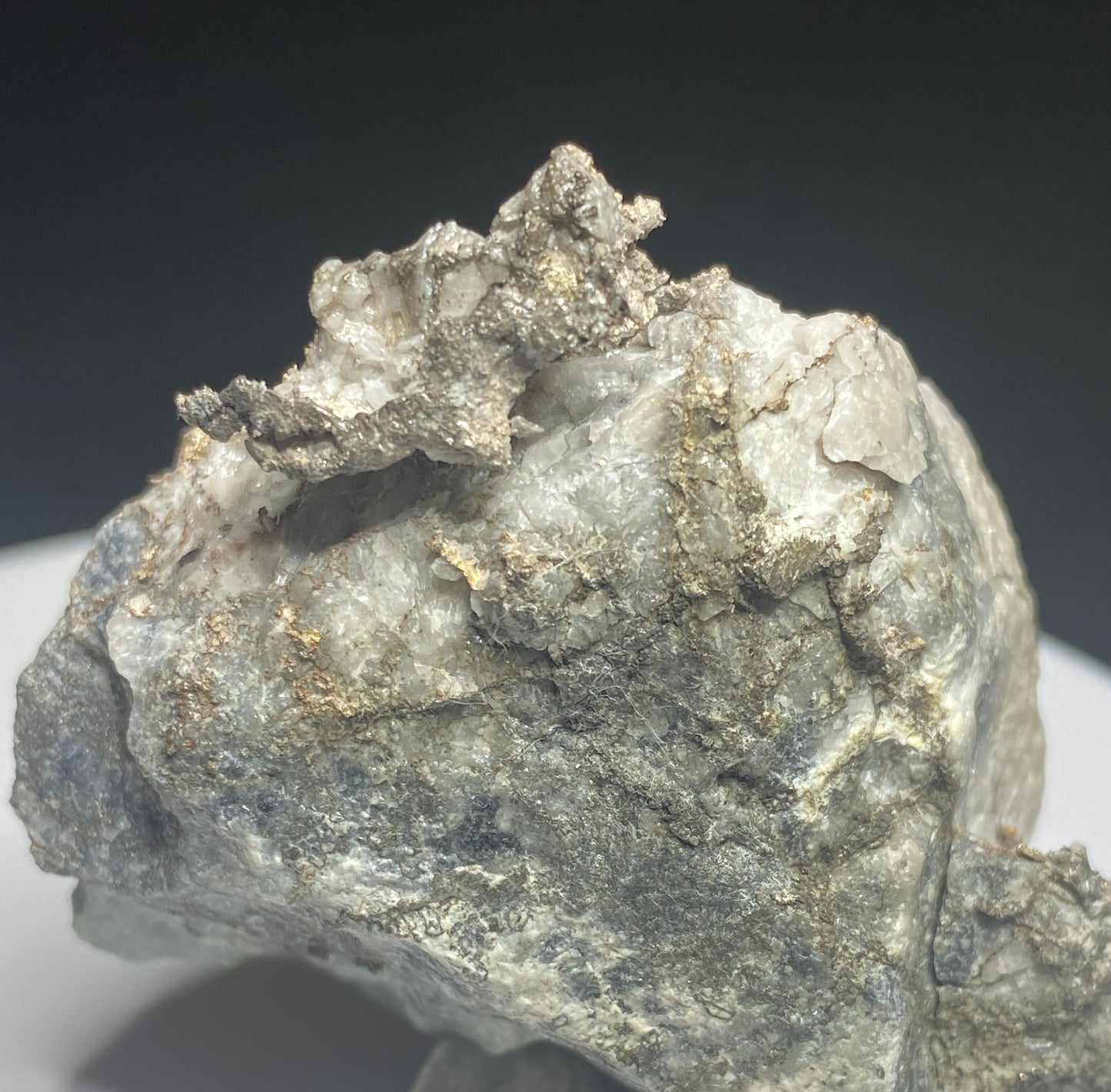 Silver in Calcite, Cobalt area, Ontario, Canada