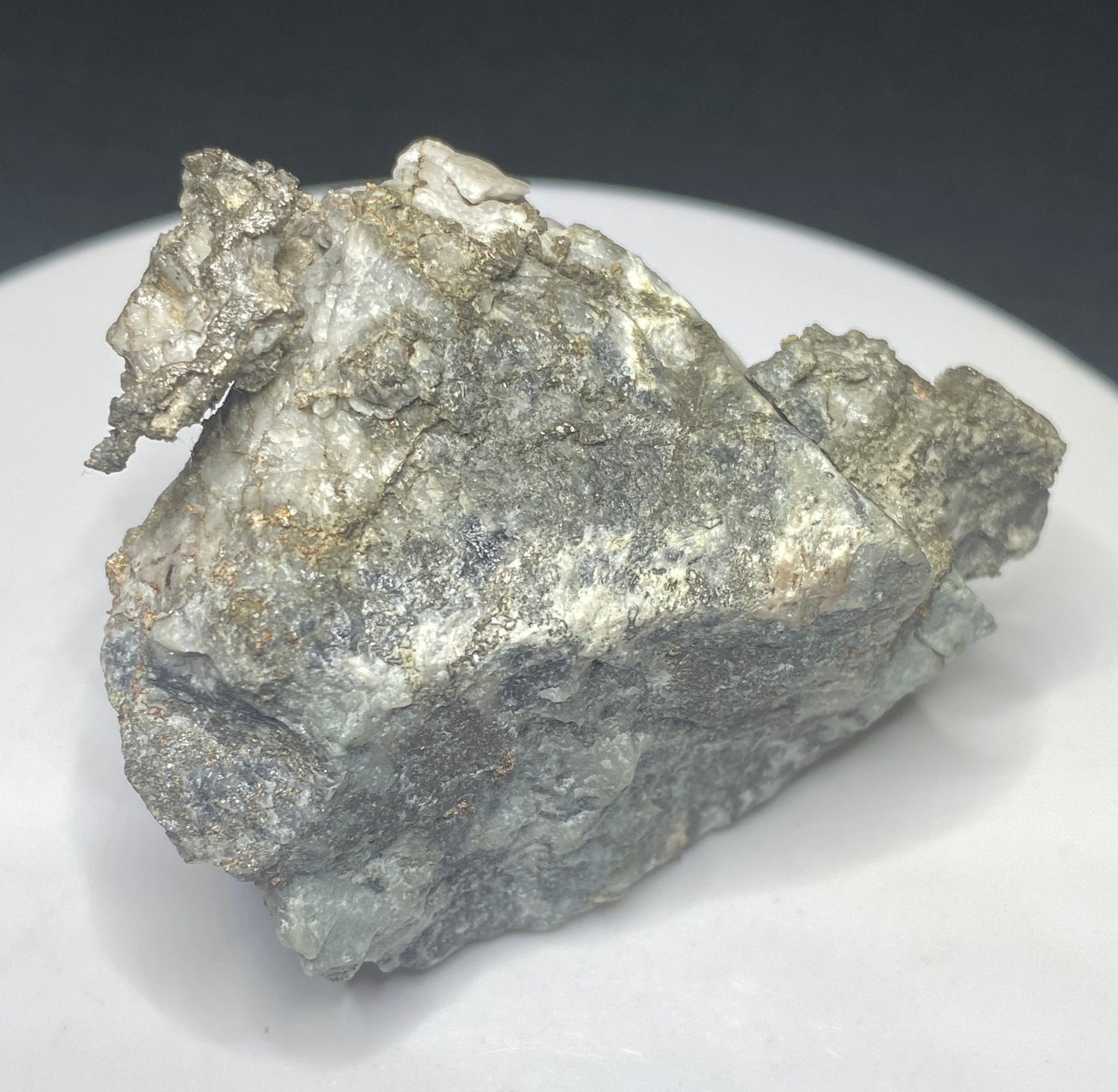 Silver in Calcite, Cobalt area, Ontario, Canada