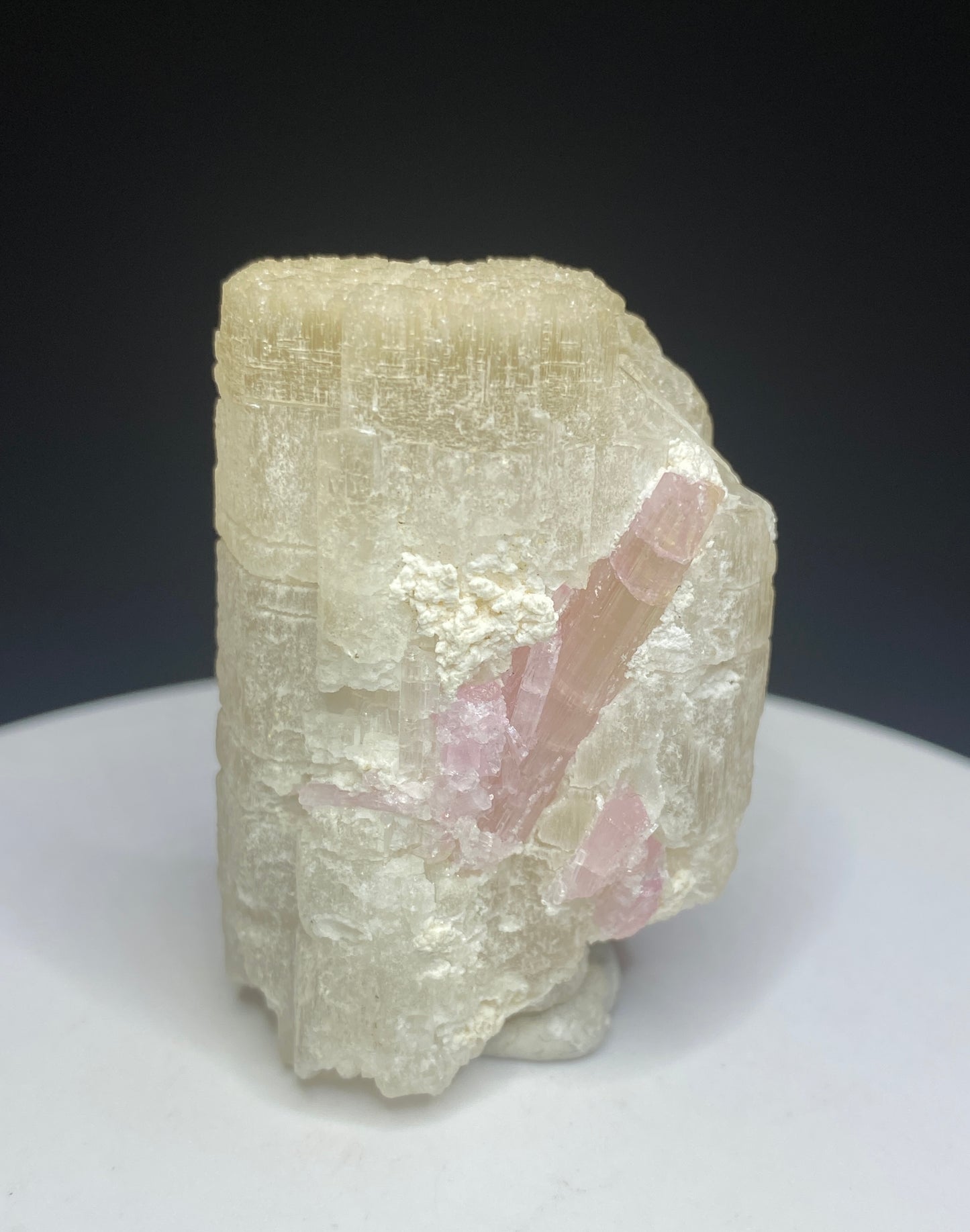 Beryllonite with Tourmaline (Elbaite), Paprok, Nuristan, Afghanistan