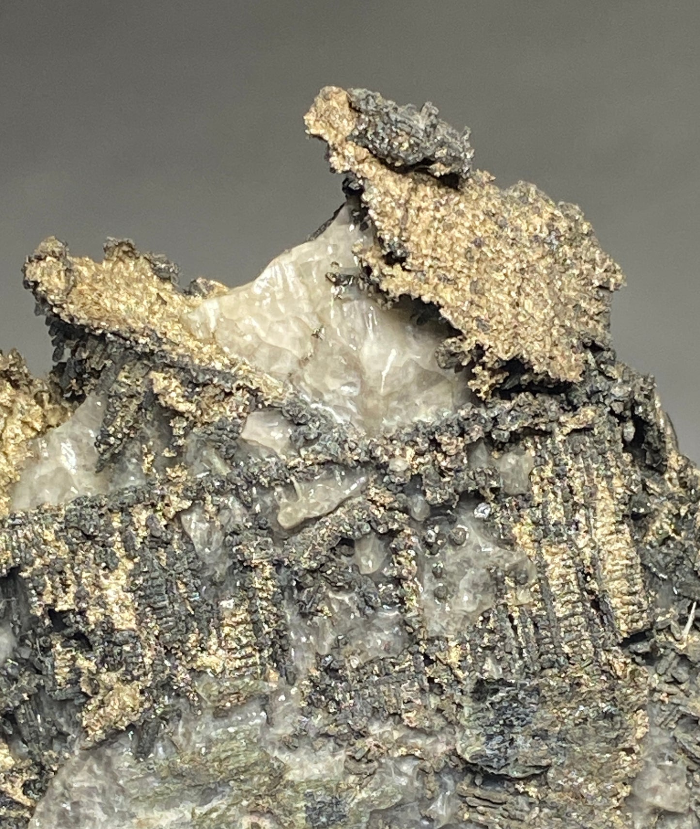 Silver in Calcite, Cobalt area, Ontario, Canada