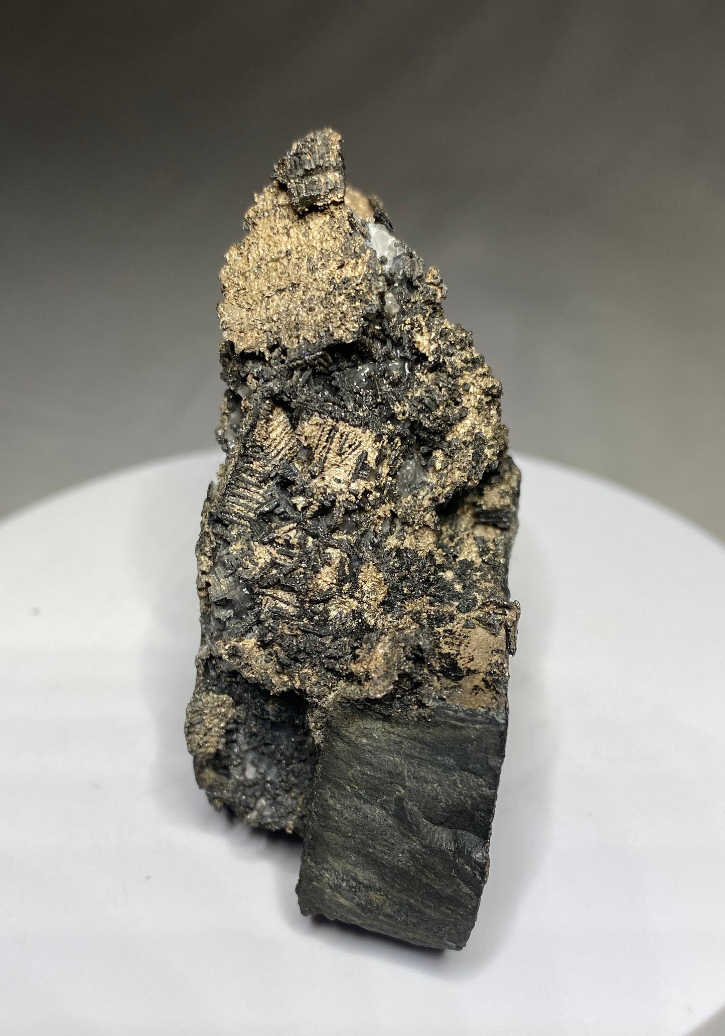 Silver in Calcite, Cobalt area, Ontario, Canada