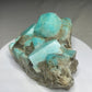 Microlcine (variety Amazonite) with Smoky Quartz, Kashale, Konso, Ethiopia