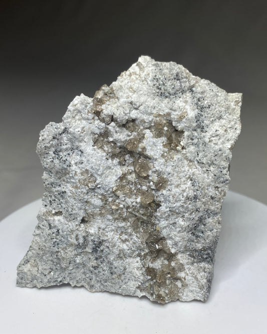 Fluorapatite & Smoky Quartz, Mont St-Hilaire, Quebec, Canada