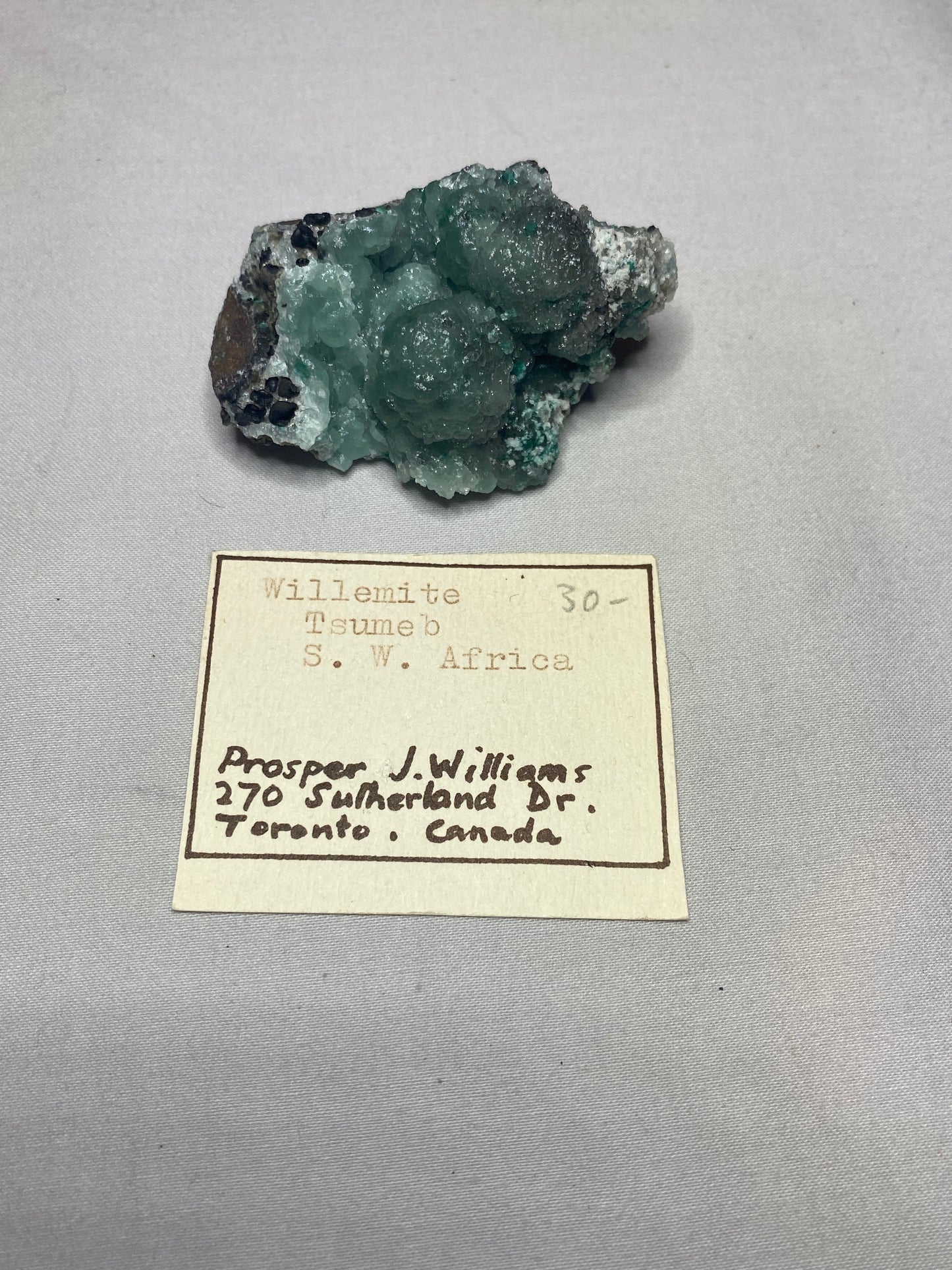 Willemite, Tsumeb, Namibia