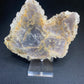 Quartz over Fluorite - El Hammam Mine, Meknes-Tafilalet Region, Khemisset Province, Morocco