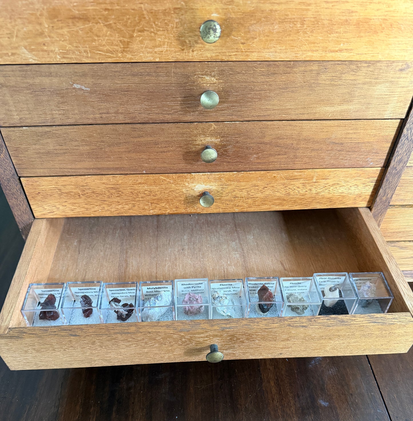 Custom Mineral Thumbnail Cabinet