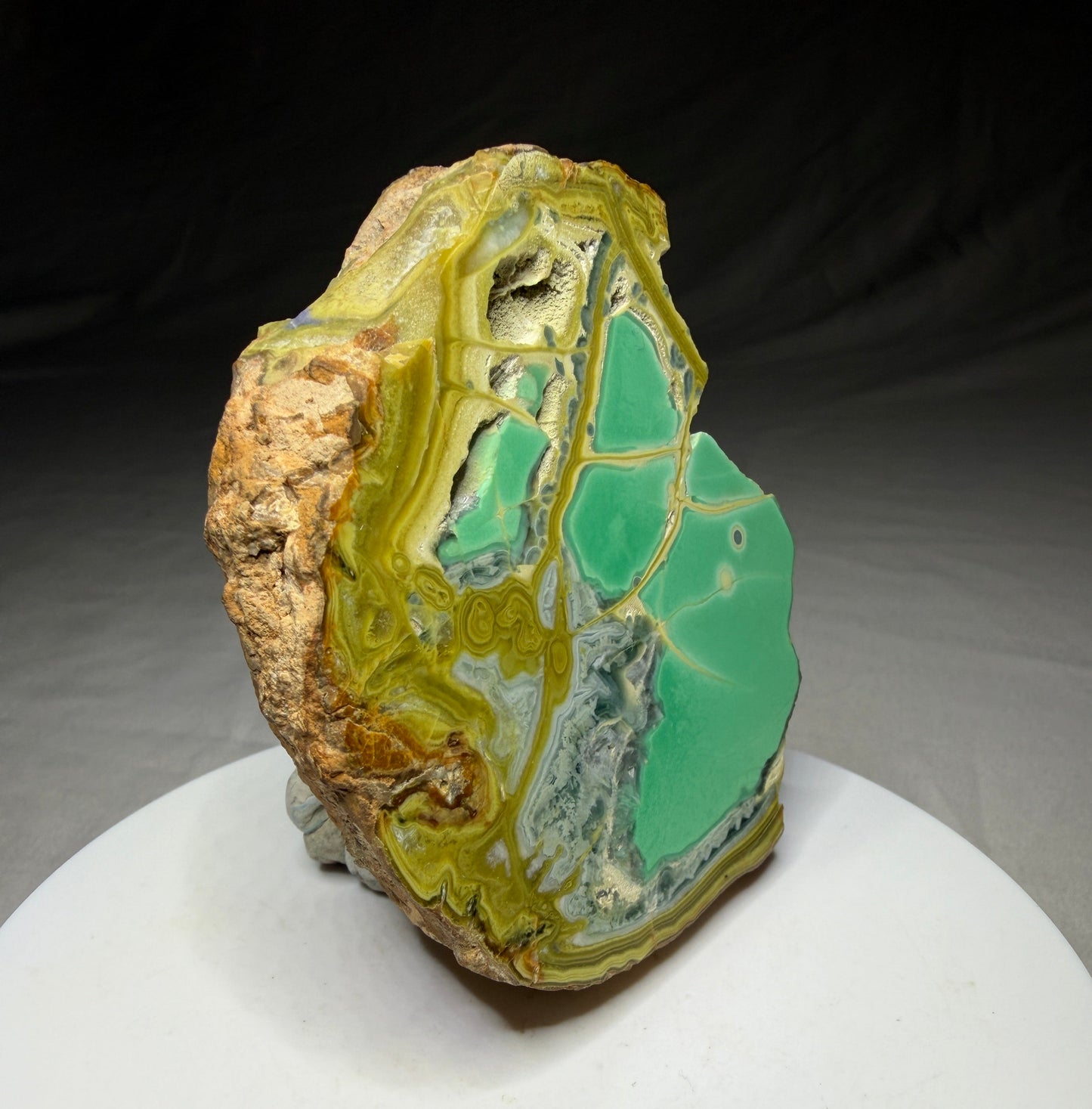 Variscite, Wardite, Crandallite & Gordonite, Little Green Monster Mine, Clay Canyon, Utah
