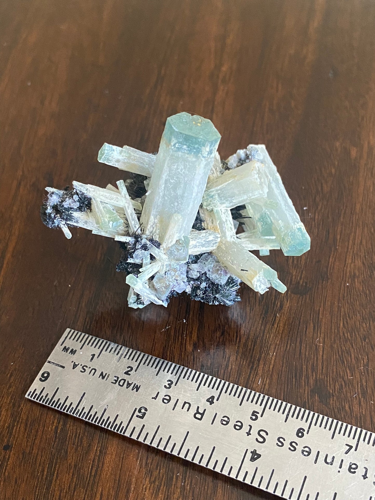 Beryl, Schorl & Fluorite, David Ost Farm, Erongo, Namibia