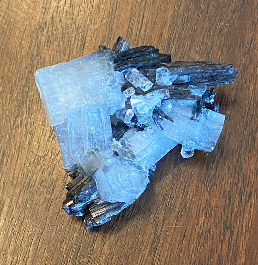 Beryl var Goshenite and Schorl Tourmaline, Erongo, Namibia