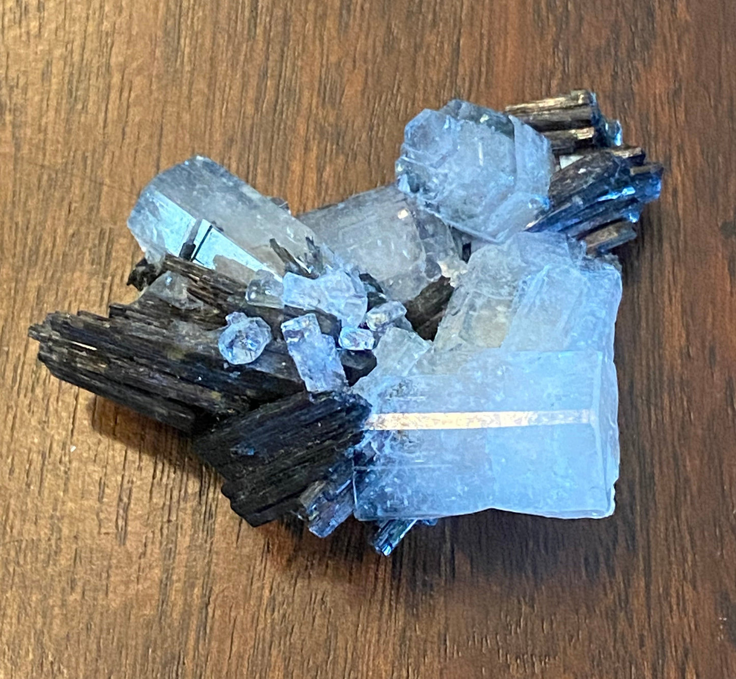 Beryl var Goshenite and Schorl Tourmaline, Erongo, Namibia