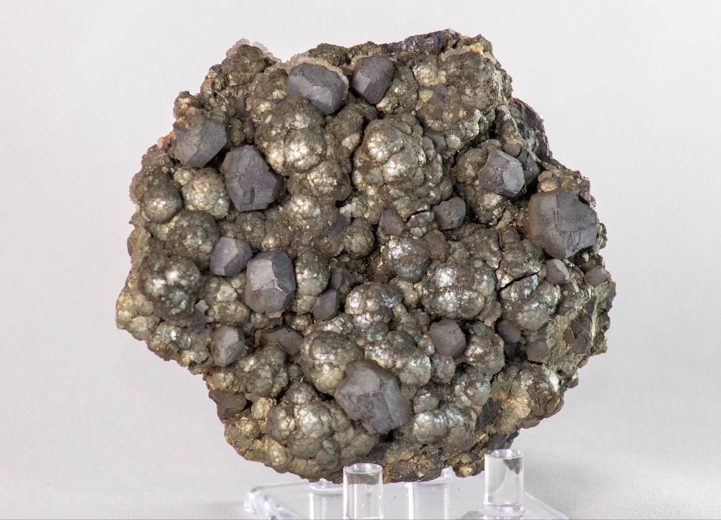 Galena on Marcasite, Buick Mine (Amax Mine; Moloc Mine), Bixby, Missouri
