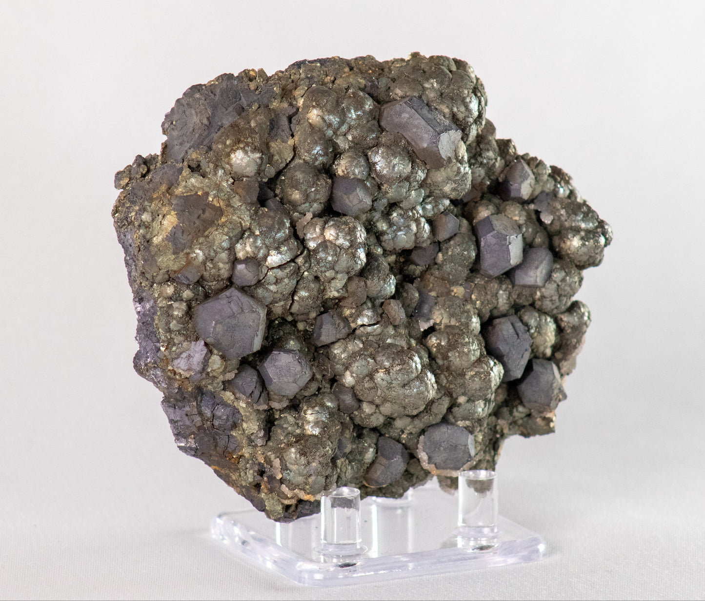 Galena on Marcasite, Buick Mine (Amax Mine; Moloc Mine), Bixby, Missouri