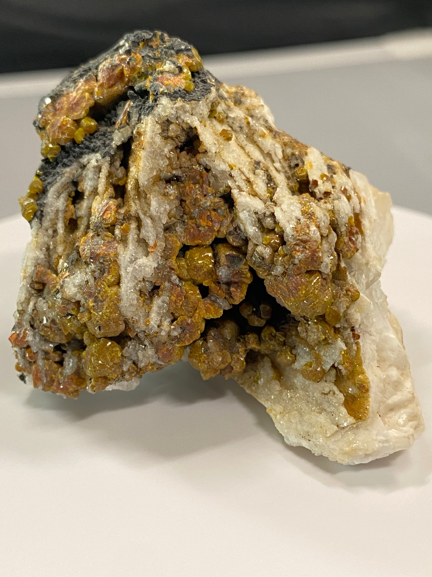 Campylite, Dry Gill Mine, Caldbeck Fell, Cumbria, United Kingdom