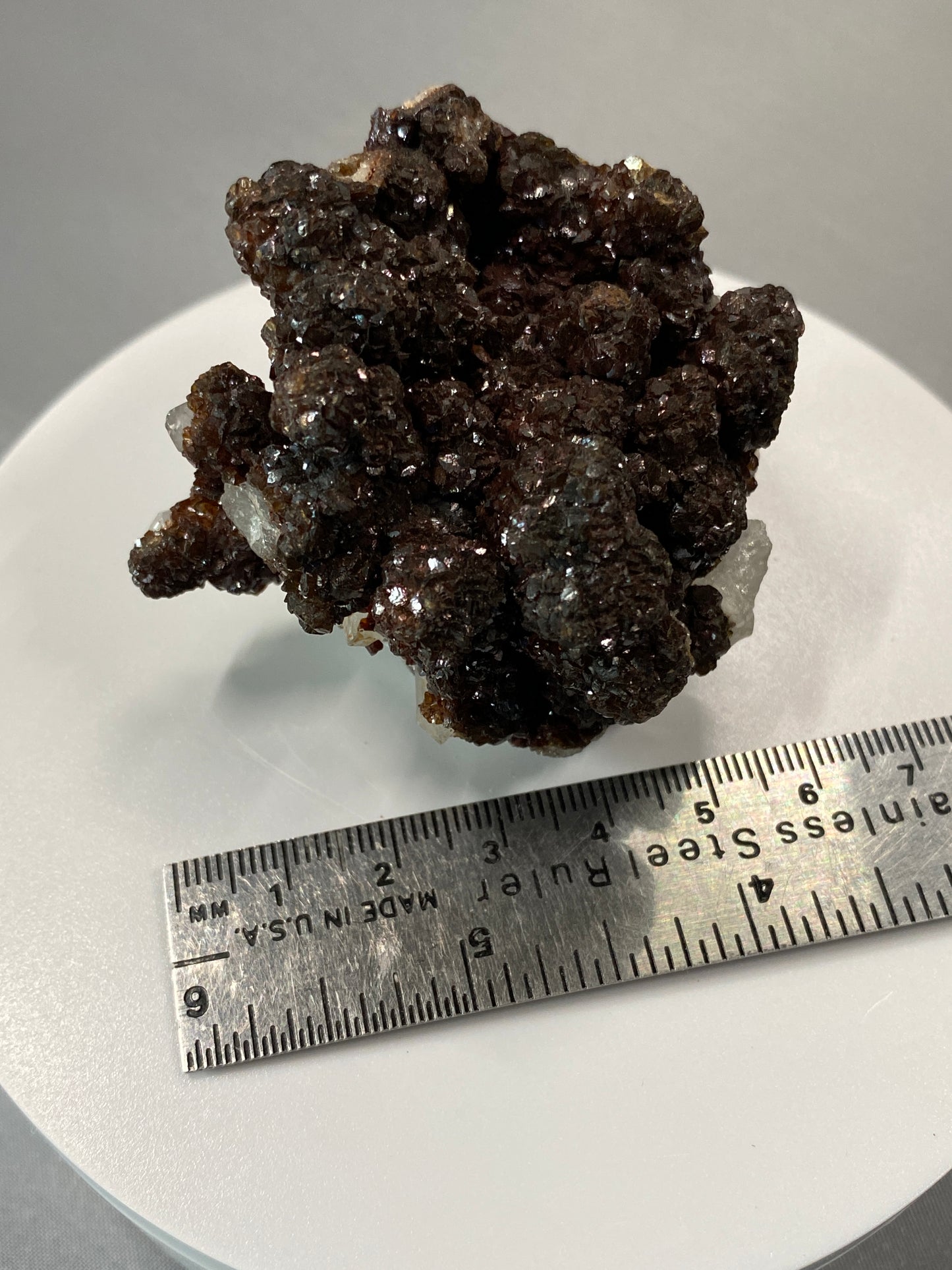 Siderite on Quartz, Wheal Creber, Tavistock, Devon, United Kingdom