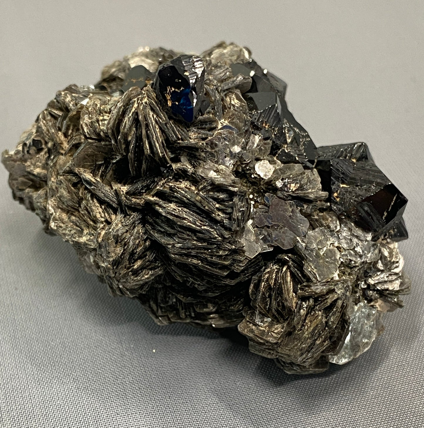 Cassiterite in Muscovite, Minas Gerais, Brazil