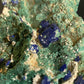 Azurite on Malachite - Blue Jay Claim, La Sal, San Juan County, Utah