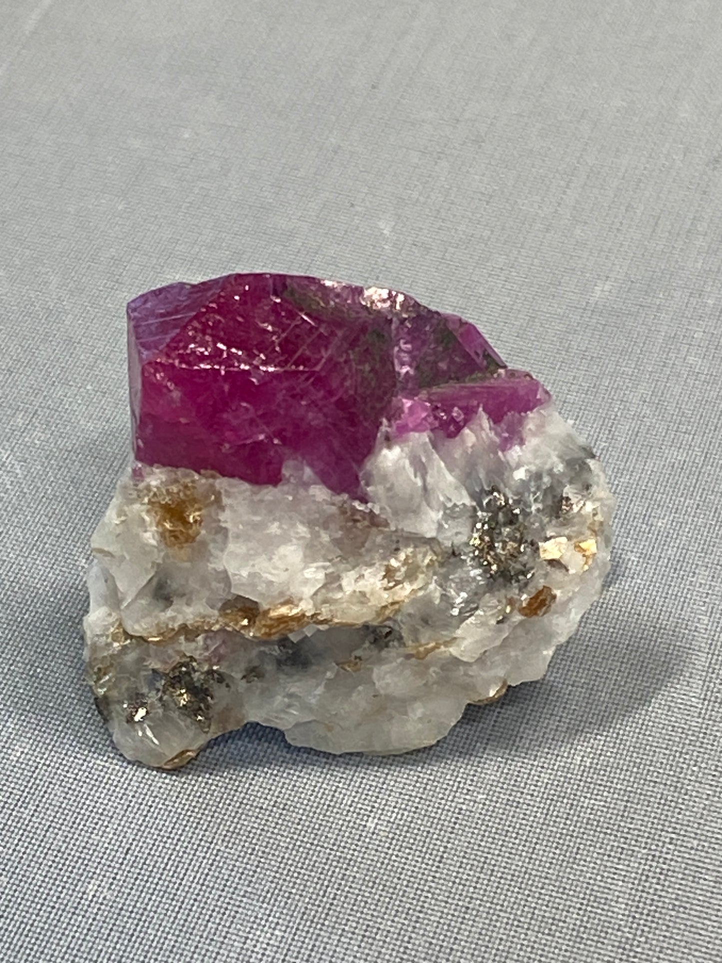 Ruby in Marble, Dattaw Mine, Mogok, Myanmar