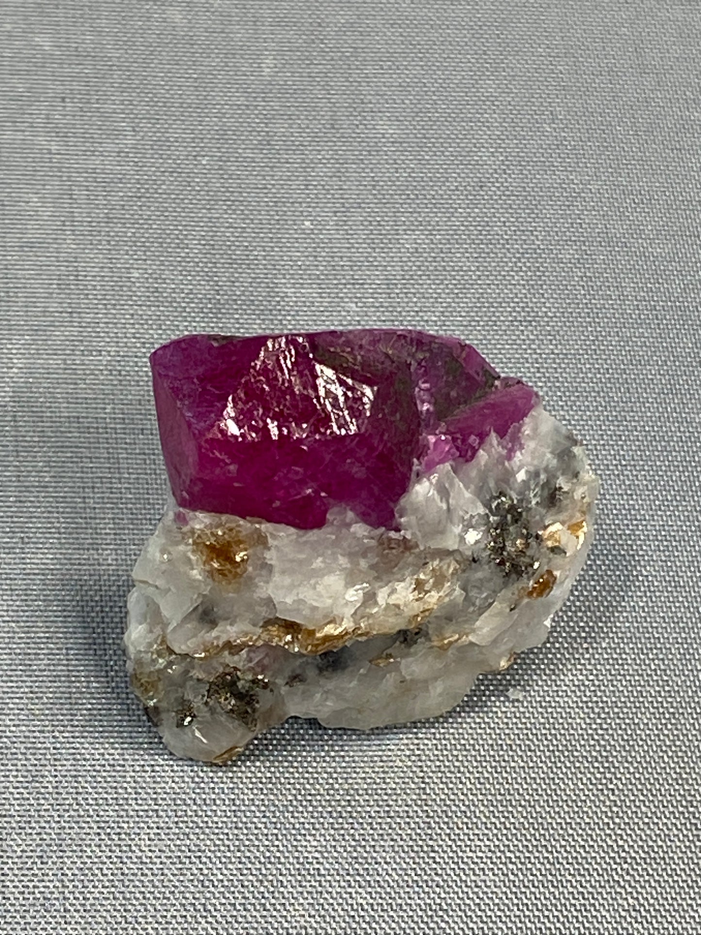 Ruby in Marble, Dattaw Mine, Mogok, Myanmar