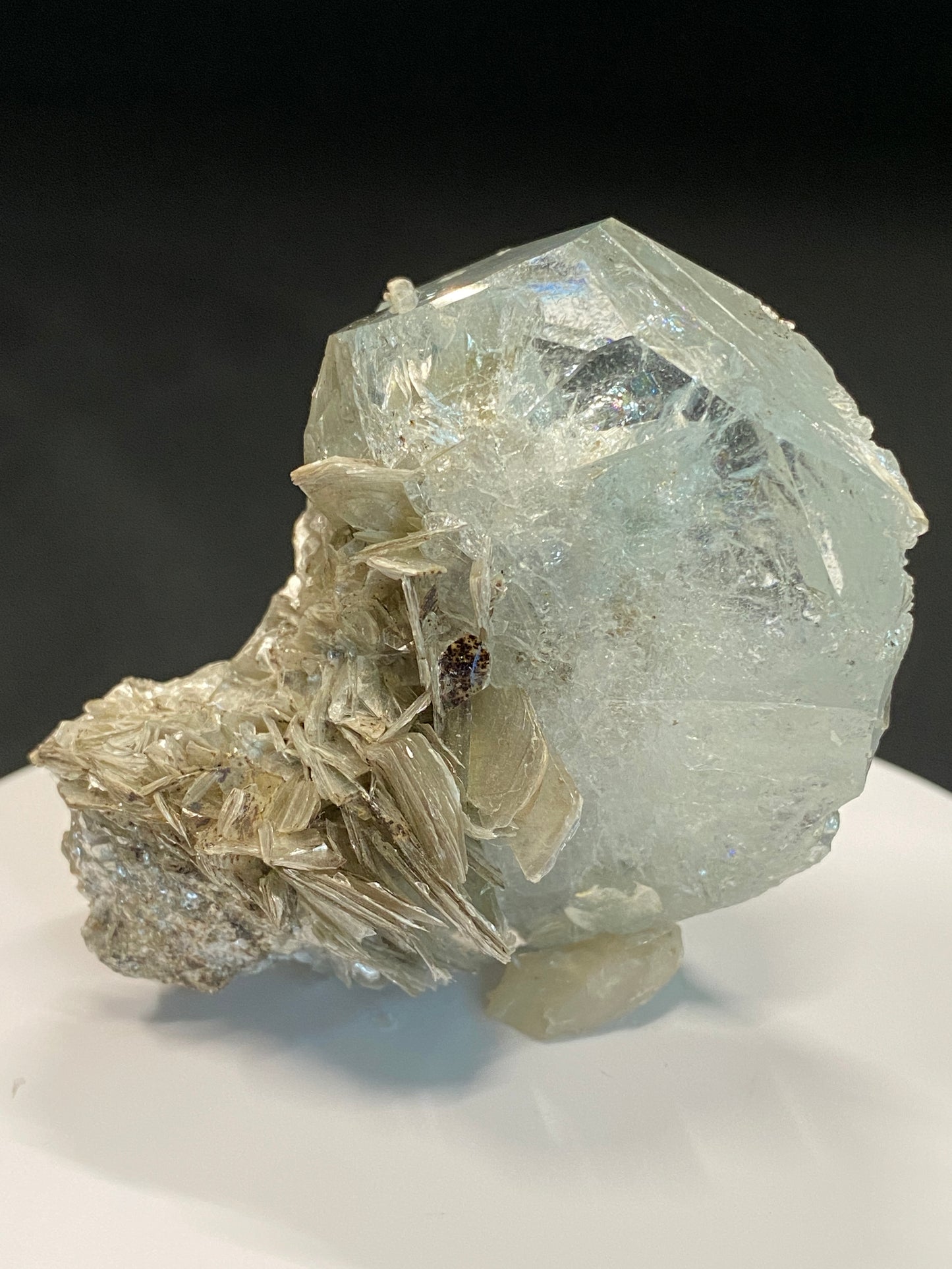 Aquamarine with Muscovite, Ping Wu, Sichuan Province, China