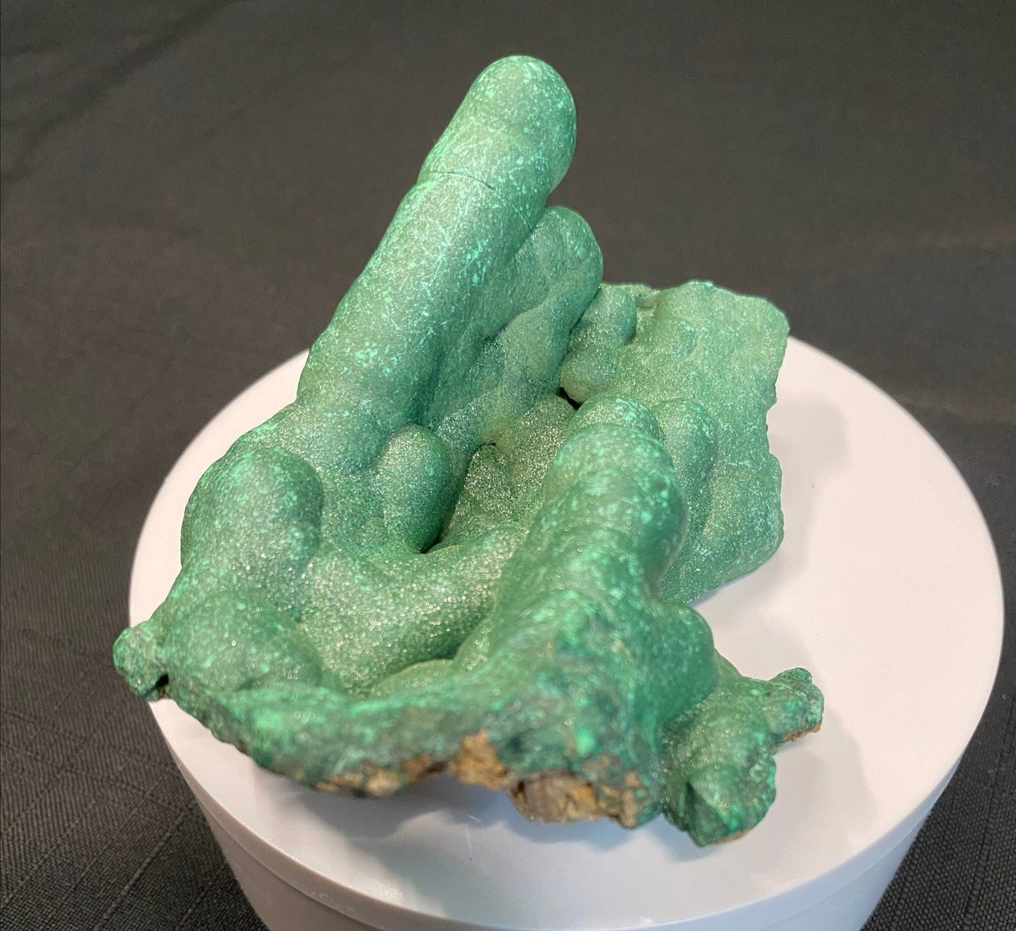 Malachite Stalactite, Katanga, Democratic Republic of Congo