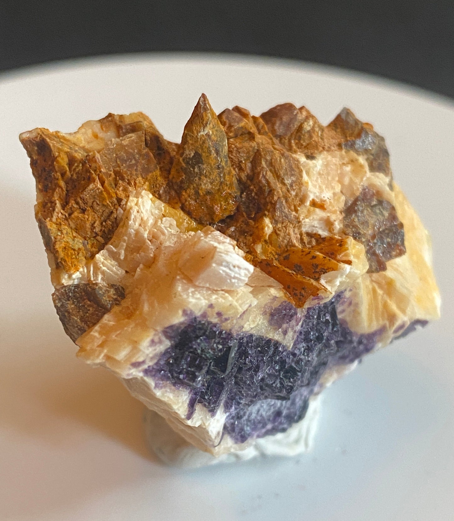 Parisite & Fluorite, Snowbird Mine, Mineral County Montana