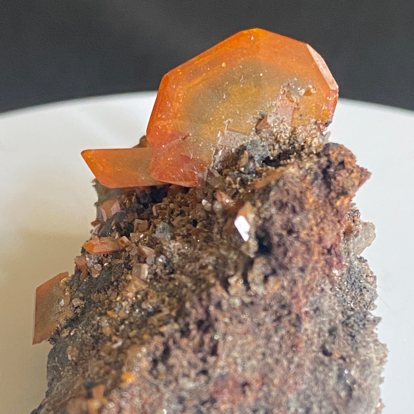 Wulfenite, Red Cloud Mine, Arizona