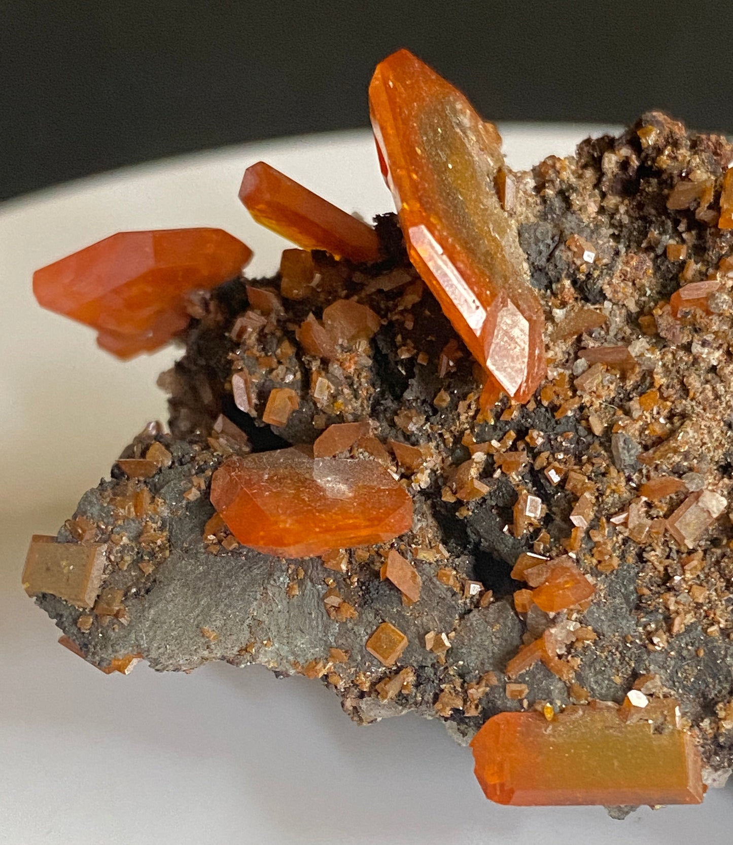 Wulfenite, Red Cloud Mine, Arizona