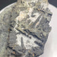 Löllingite over native silver mineral specimen from Castle Mine, Gowganda District, Ontario, Canada