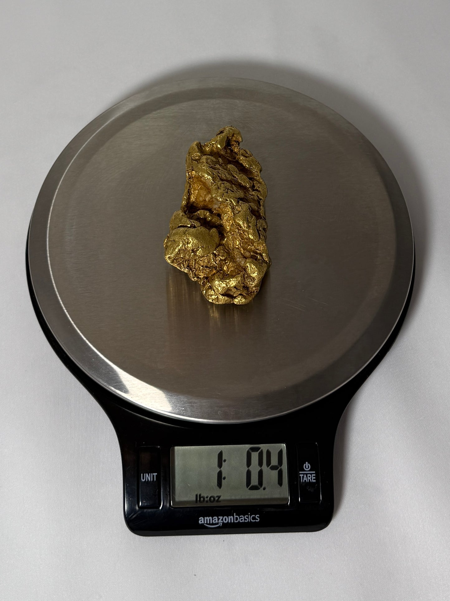 Gold Nugget (1 pound!), Purcell Mountain Range, near Golden, British Columbia