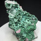 Green plancheite with libethenite and quartz from Kakanda, Democratic Republic of the Congo