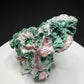 Green plancheite with libethenite and quartz from Kakanda, Democratic Republic of the Congo
