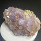Purple cubic fluorite crystal cluster from Berbes, Asturias, Spain