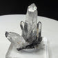 Clear quartz crystals with dark platy hematite from Jinlong Hill, Heyuan, Guangdong, China