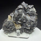 Dark lustrous sphalerite crystals with fluorite and quartz from Rodderup Mine, Cumberland, England