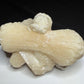 Large cream-white bladed stilbite crystal cluster from Pandulane, India