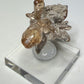 Sherry-colored topaz crystal cluster from Topaz Mountain, Thomas Range, Juab County, Utah, USA