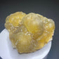 Golden yellow fluorite crystal specimen from Xinyang Prefecture, Henan Province, China