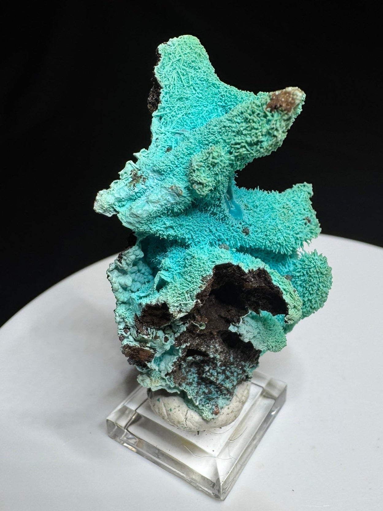 Chrysocolla after Azurite, Lupoto Mine, Kakumba, Haut-Katanga, DR Congo