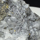 Metallic cosalite and native gold in white quartz from the Cariboo Gold Quartz Mine near Wells, British Columbia